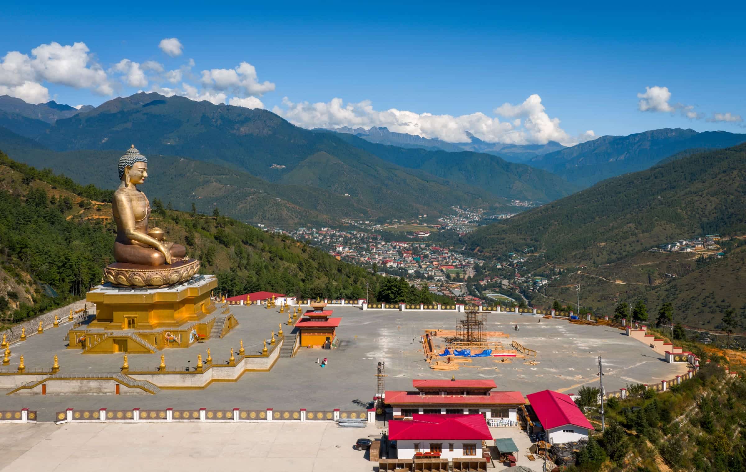 Buddha Dordenma overlooking Thimphu city